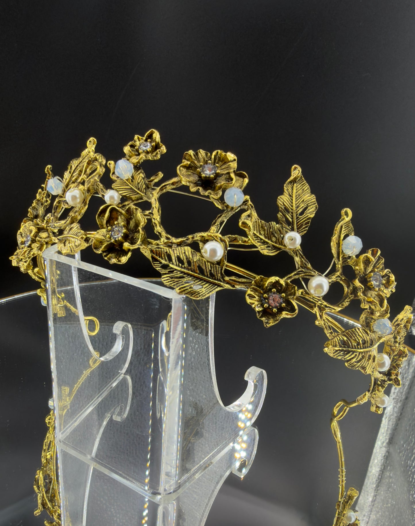 Golden Enchanted Crown Headband