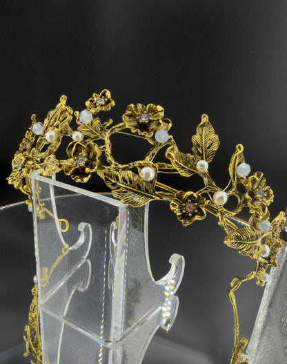 Golden Enchanted Crown Headband