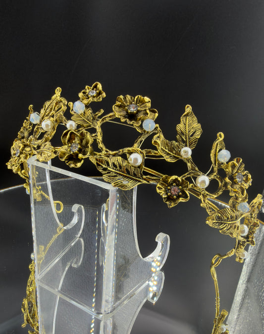 Golden Enchanted Crown Headband