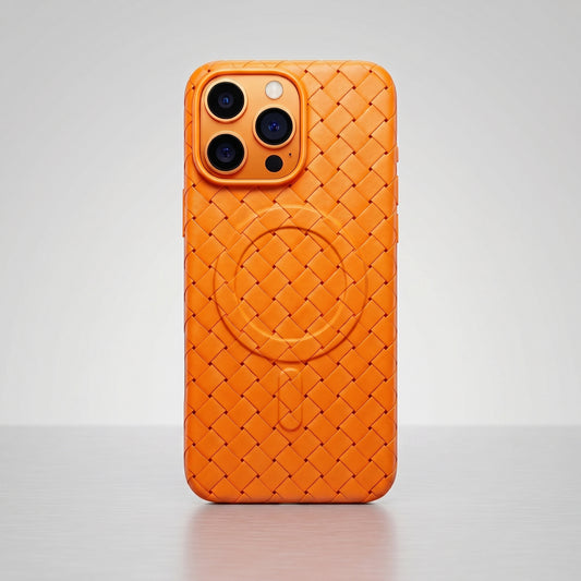 MagSafe Woven Grip Case – Anti-Fingerprint, Slim & Shockproof