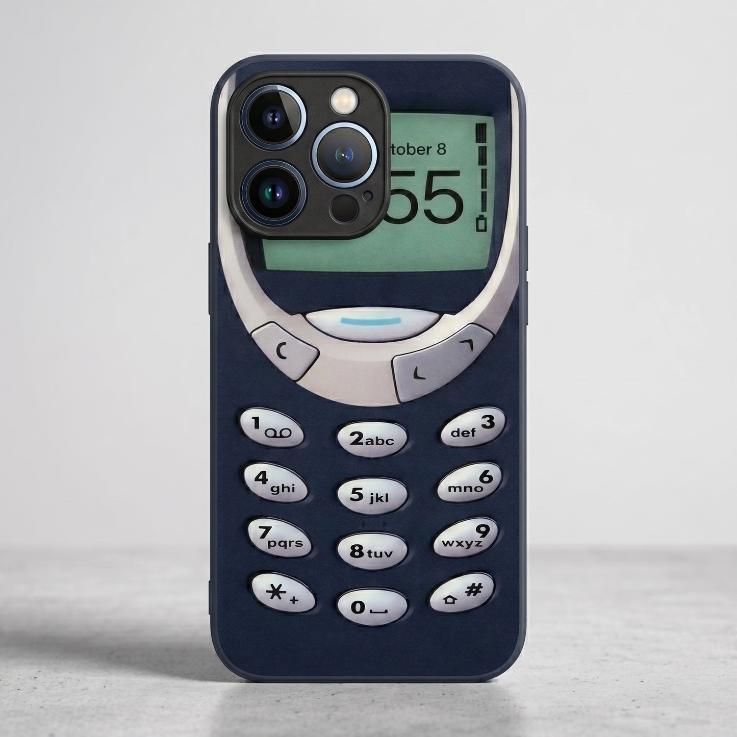 Retro Keypad Phone iPhone Case | Classic Mobile Design Cover for iPhone 14, 15, 16 Series