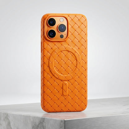 MagSafe Woven Grip Case – Anti-Fingerprint, Slim & Shockproof