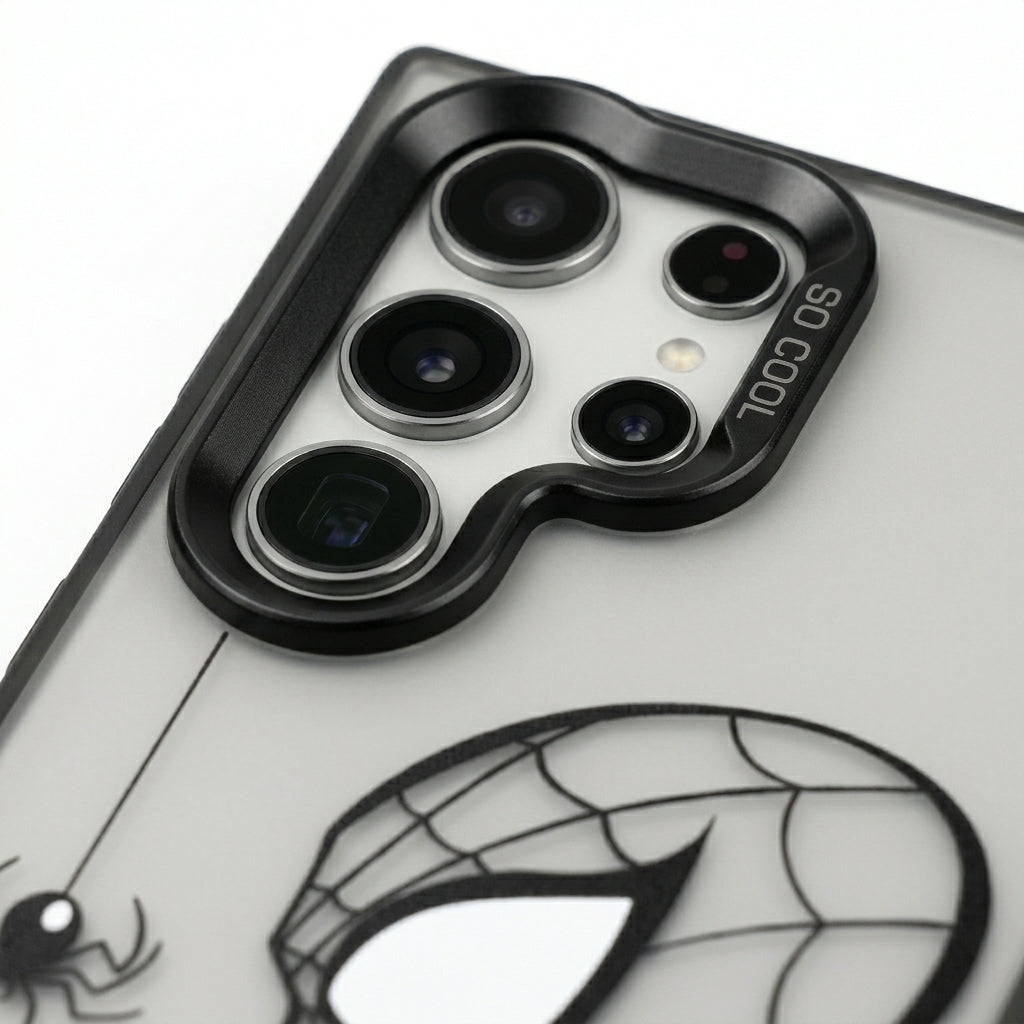 Shadow Web Hero Vibe Case for Samsung S Ultra Series | Matte Graphic Back Cover