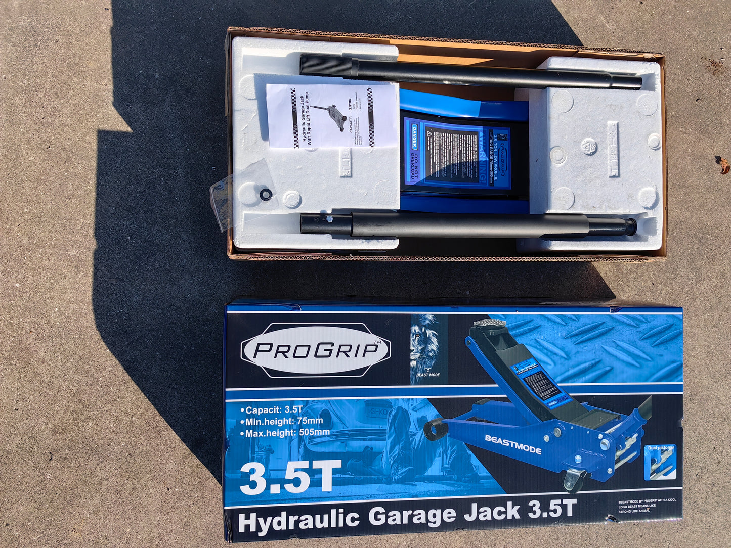 PROGRIP FLOOR JACK 3.5T LOW PROFILE (Model - T31513)