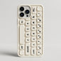 Keyboard Design iPhone Case – Compatible with iPhone | QWERTY layout