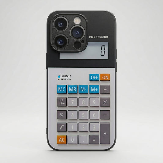 Calculator Print Design iPhone Case – Compatible with iPhone