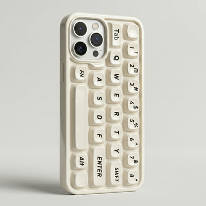 Keyboard Design iPhone Case – Compatible with iPhone | QWERTY layout