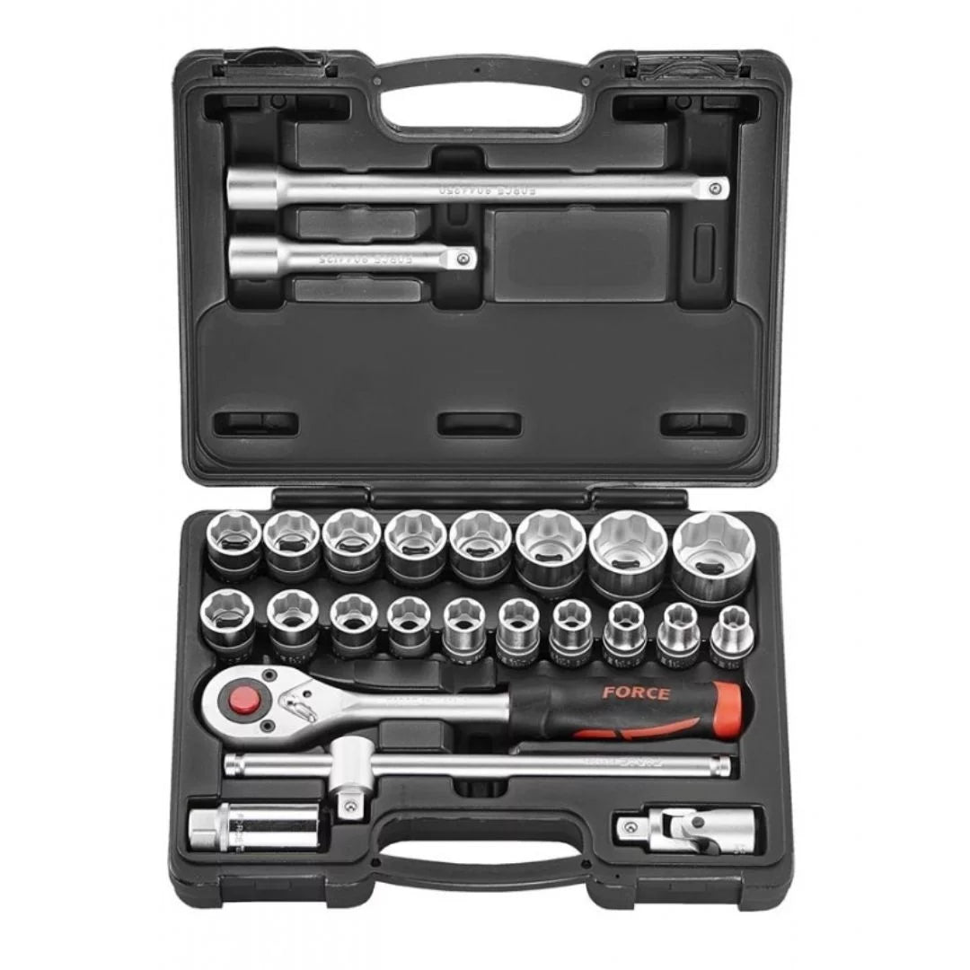 Force 24pc 1/2"DR. Socket Combination Set (Code -  (4246B-5))