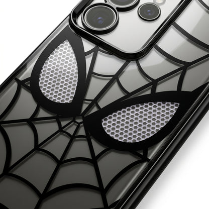 Spider Web Armor Transparent Case for Samsung Galaxy S25 Ultra