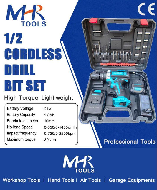 MHR 1/2 Cordless Drill Bit Set