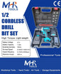 MHR 1/2 Cordless Drill Bit Set