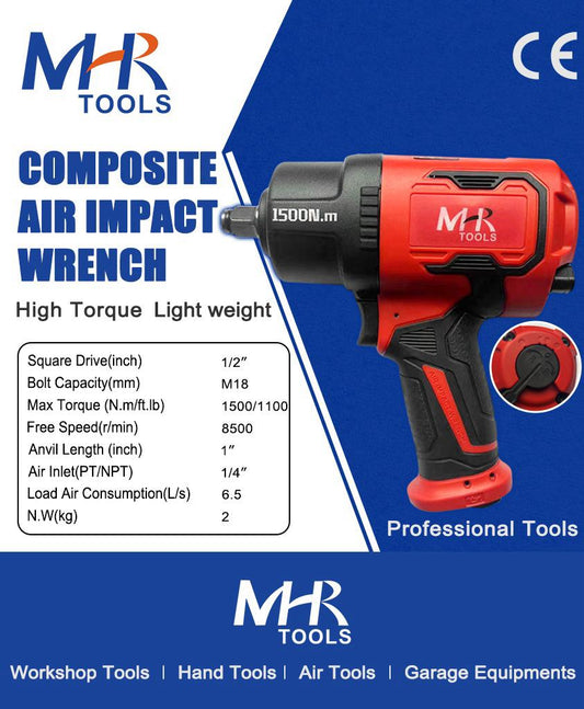 MHR Composite Air Impact Wrench (1/2") (1500 NM)