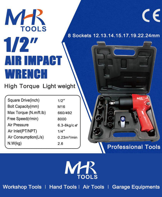 MHR 1/2" Air Impact Wrench