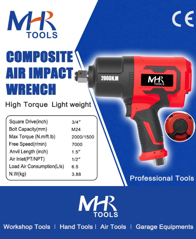 MHR Composite Air Impact Wrench (3/4") (2000 NM)