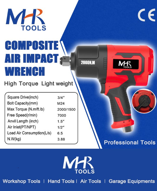 MHR Composite Air Impact Wrench (3/4") (2000 NM)