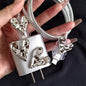 iPhone 20W Charger Case with Wrinkled Heart Design – Full Protection & Stylish Charging Cable
