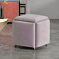 Multi-Color Rolling Ottoman 5 in 1 Stool – Modern Square Storage Seat with Wheels for Home & Office