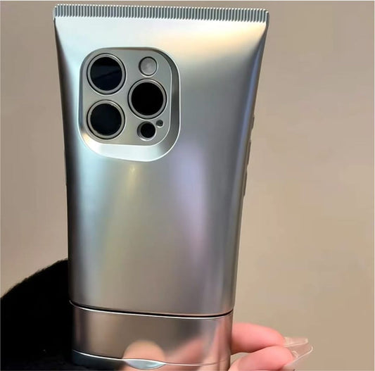 Metallic Lotion Tube Style iPhone Case – Unique Design for iPhone |Anti-Slip Grip|
