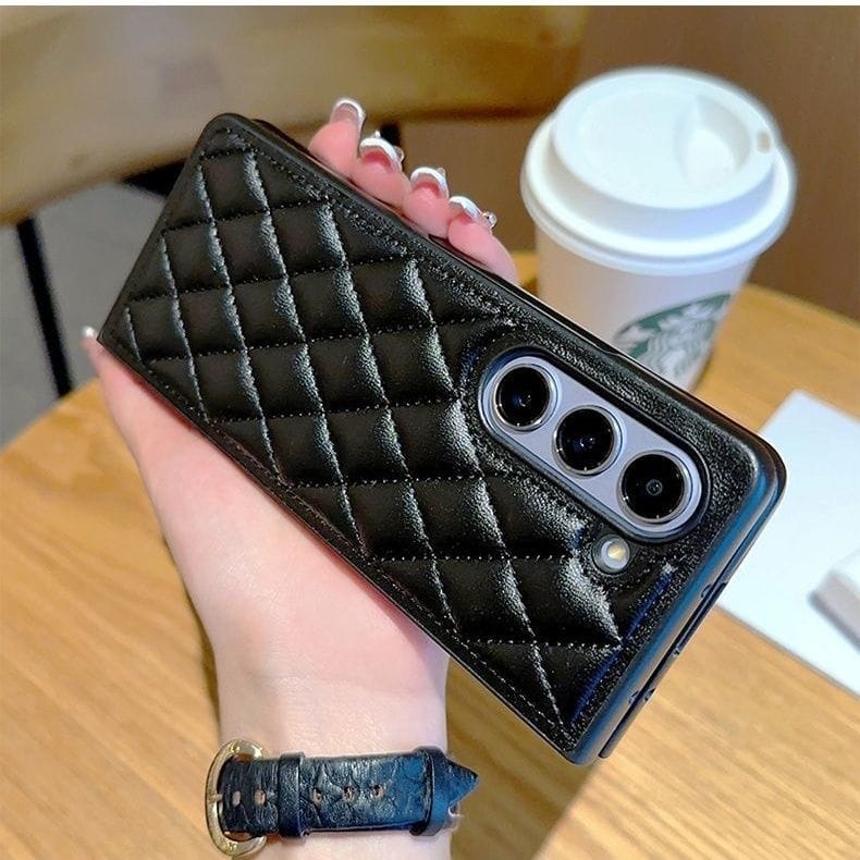 Luxury Quilted Leather Case