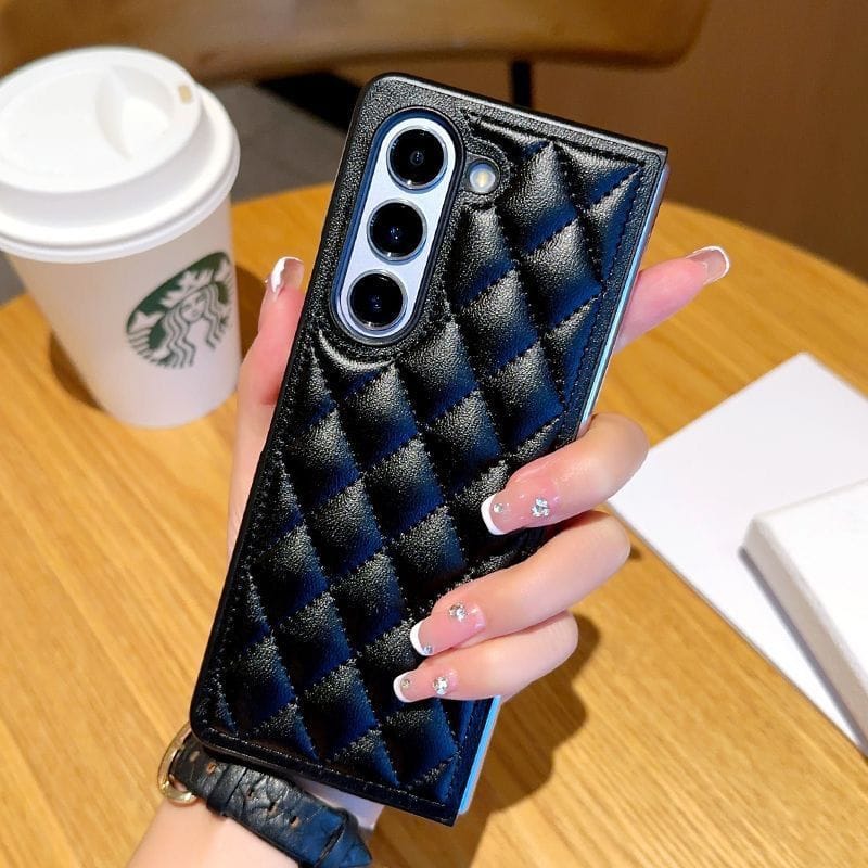 Luxury Quilted Leather Case