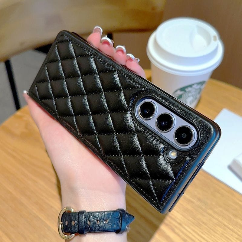 Luxury Quilted Leather Case