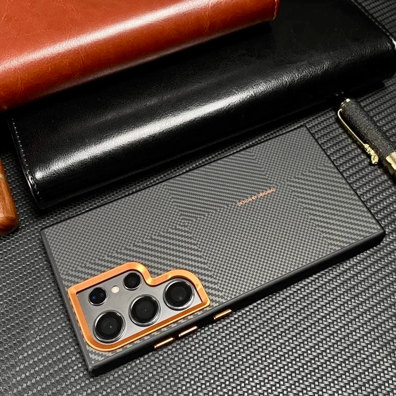 Carbon Luxe Armor Case for Samsung S Ultra