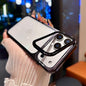 ClearFlex Camera-Guard Transparent iPhone Case ✨ | Slide-Out Camera Holder • Shockproof • Aesthetic Vibes