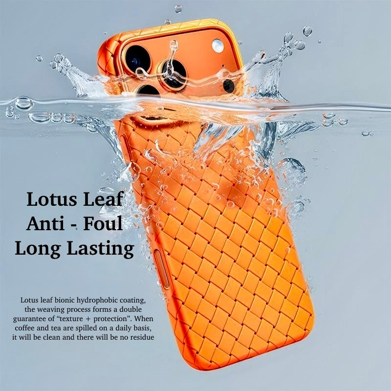 MagSafe Woven Grip Case – Anti-Fingerprint, Slim & Shockproof