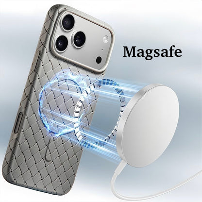 MagSafe Woven Grip Case – Anti-Fingerprint, Slim & Shockproof