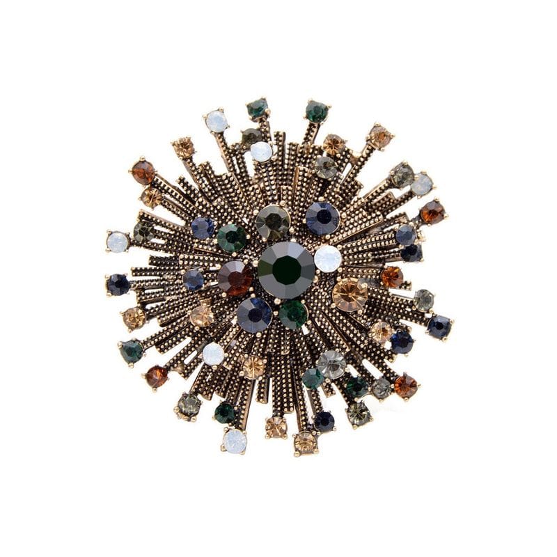 Imperial Starburst Crystal Brooch – Grand Heritage Emblem