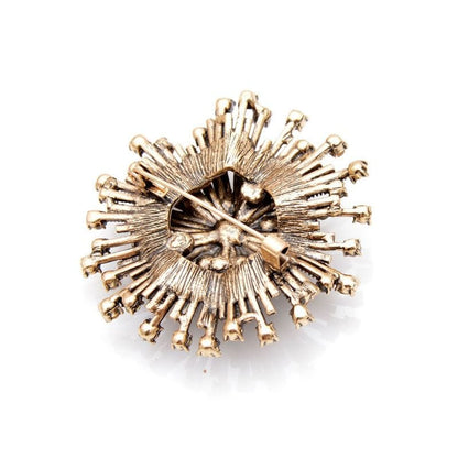 Imperial Starburst Crystal Brooch – Grand Heritage Emblem