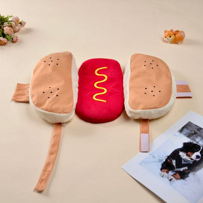 Hot Dog Costume Outfit for Dogs (7.5–10 kg) | Cute Food-Style Dog Outfit for Small to Medium Dogs