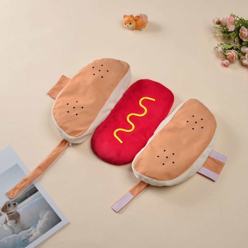 Hot Dog Costume Outfit for Dogs (7.5–10 kg) | Cute Food-Style Dog Outfit for Small to Medium Dogs