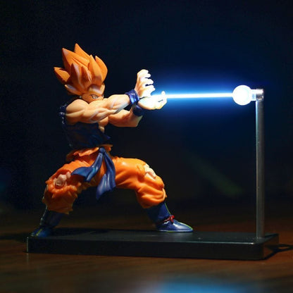 Anime Energy Beam LED Figure Lamp – Ultimate Desk Glow for Gamers & Anime Fans