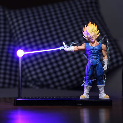 Anime Energy Beam LED Figure Lamp – Ultimate Desk Glow for Gamers & Anime Fans