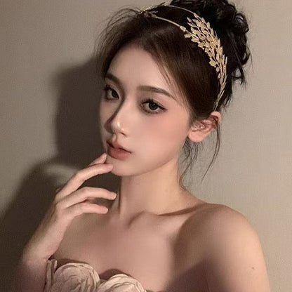 Aurelia Athena Golden Laurel Crown Hairband