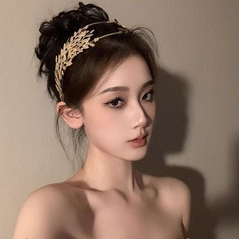 Aurelia Athena Golden Laurel Crown Hairband