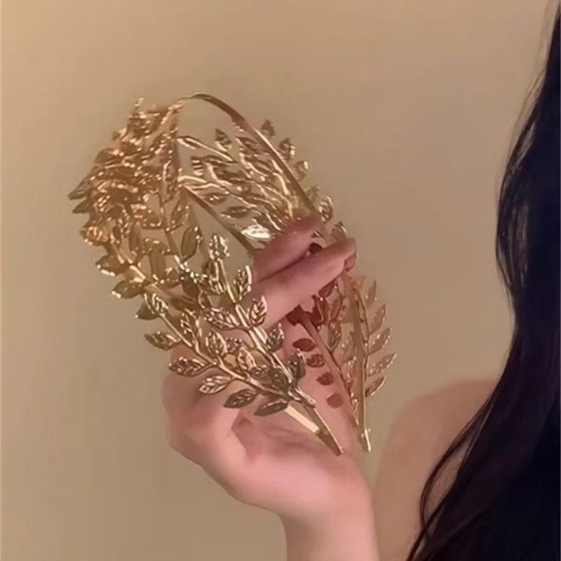 Aurelia Athena Golden Laurel Crown Hairband