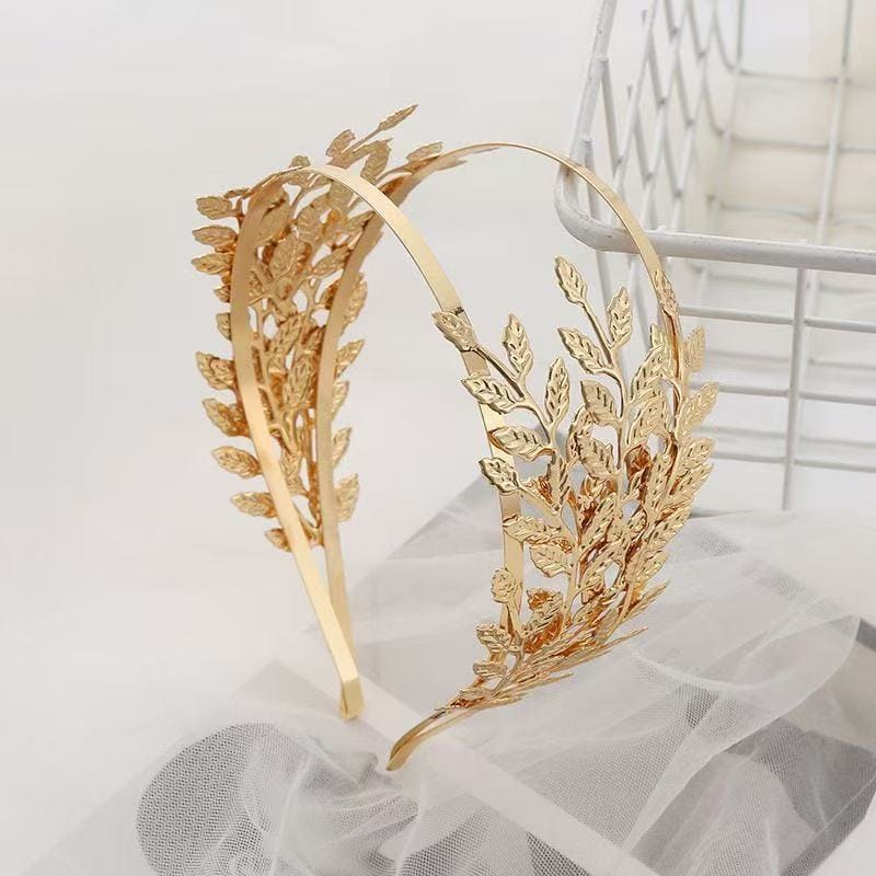 Aurelia Athena Golden Laurel Crown Hairband