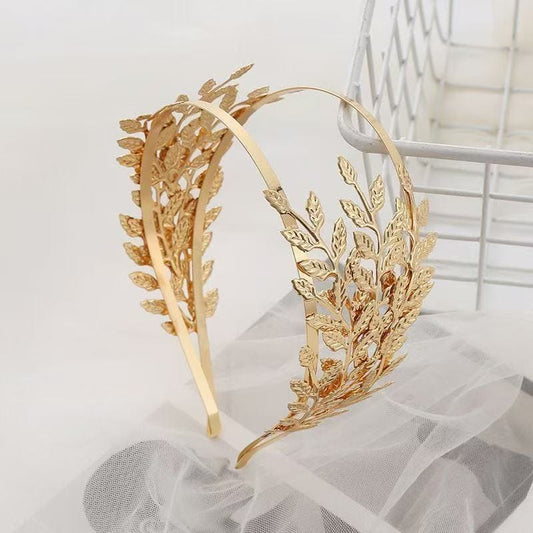 Aurelia Athena Golden Laurel Crown Hairband