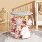 Snuggle Pod: Multi-Purpose Transparent Toy Storage Stool – 150 lbs Load, Waterproof, Dustproof, Kids & Home Organizer