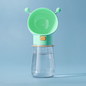 Portable Pet Water Bottle with Bowl – 430ml Leak-Proof Travel Water Dispenser for Dogs & Cats