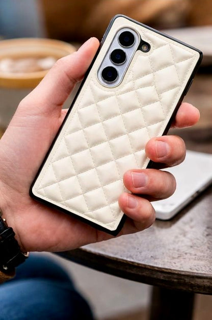 Luxury Quilted Leather Case