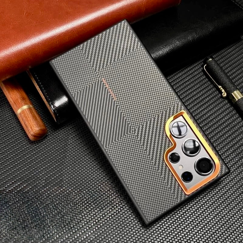 Carbon Luxe Armor Case for Samsung S Ultra