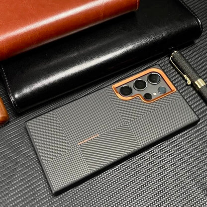 Carbon Luxe Armor Case for Samsung S Ultra