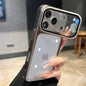 ClearFlex Camera-Guard Transparent iPhone Case ✨ | Slide-Out Camera Holder • Shockproof • Aesthetic Vibes