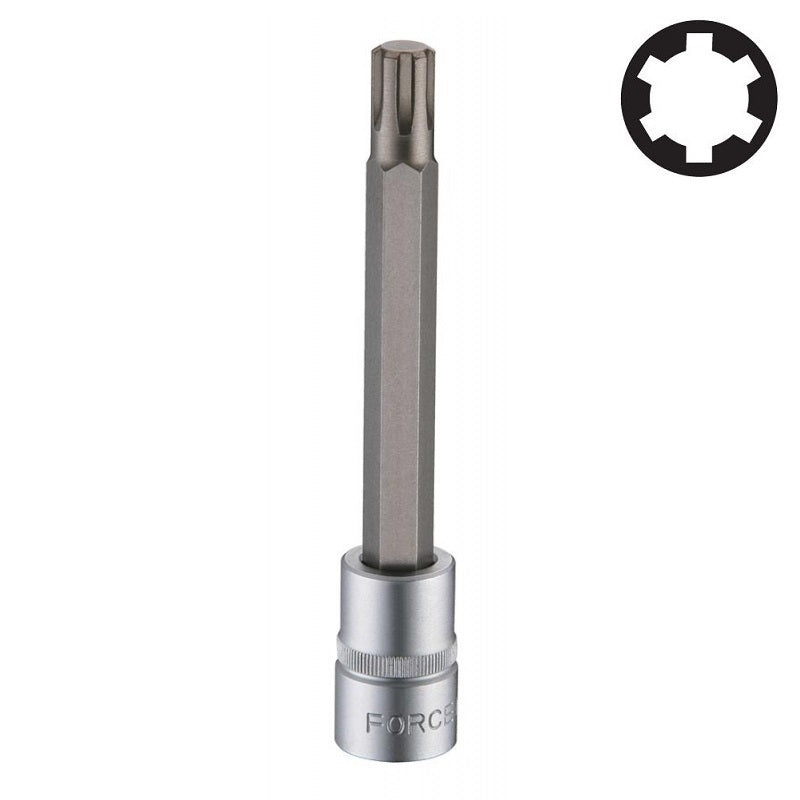 Force 1/2"DR. Ribe Socket Bit (10pc/box) (Code - 349)