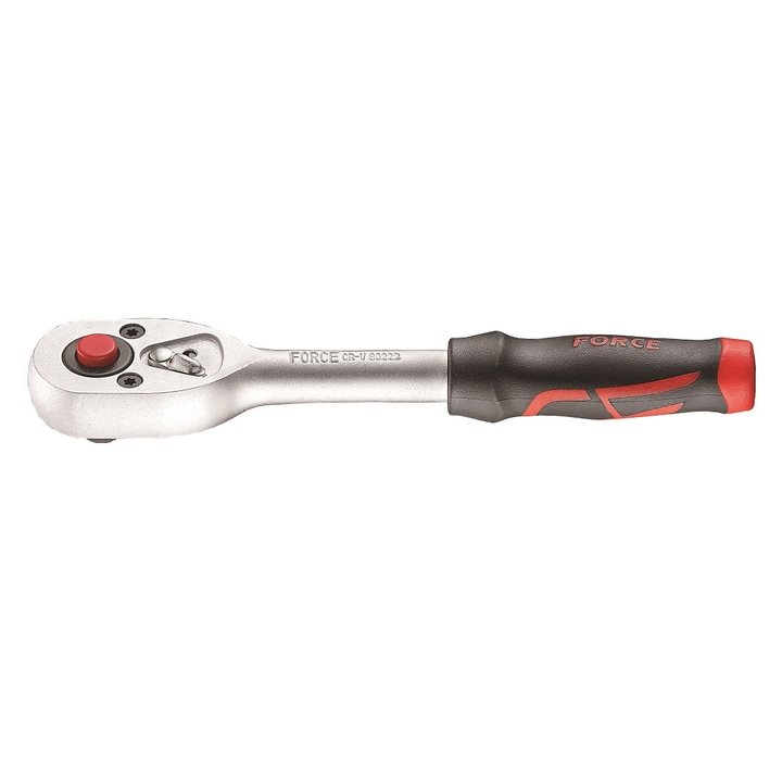 Force 1/4"DR. QR Pear Ratchet Handle 24 Teeth (Code - 80222)