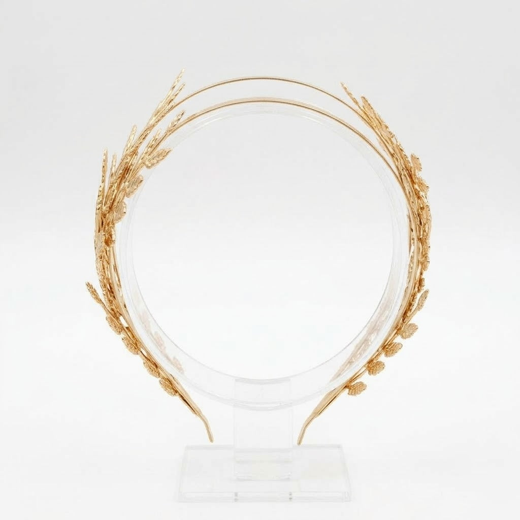 Aurelia Athena Golden Laurel Crown Hairband