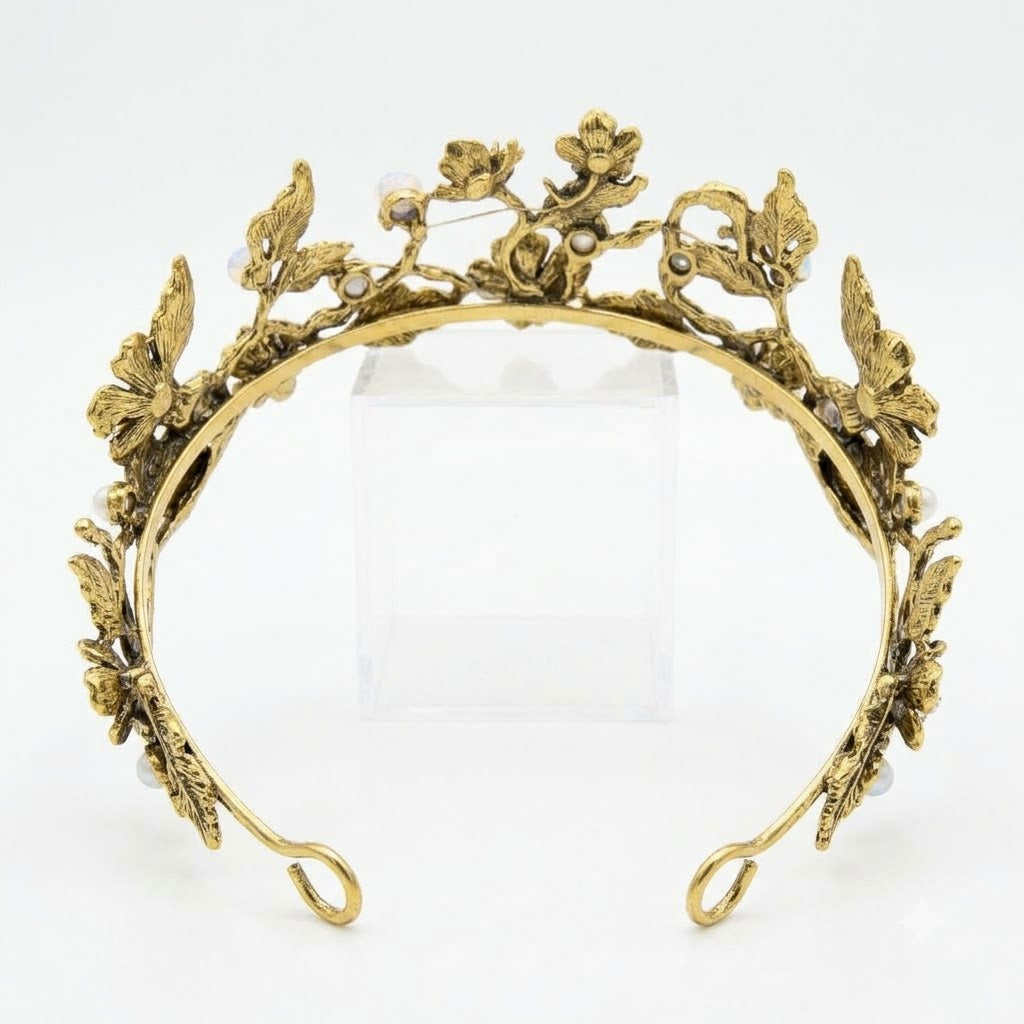Golden Enchanted Crown Headband